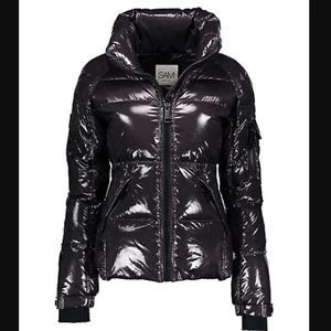 Sam. Freestyle Down Puffer Jacket, COLOR- Smoke, SIZE- XS